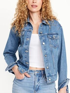 Old Navy Classic Jean Jacket In Medium Wash